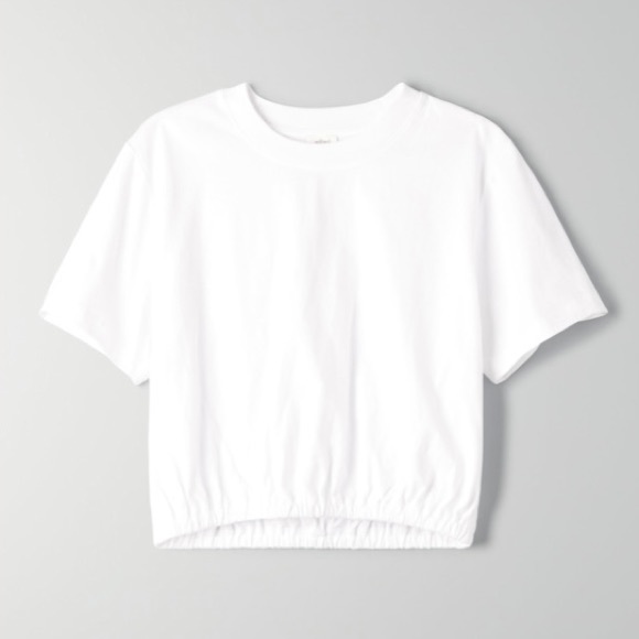 Aritzia Wilfred white Piaf t-shirt size S - Picture 2 of 6